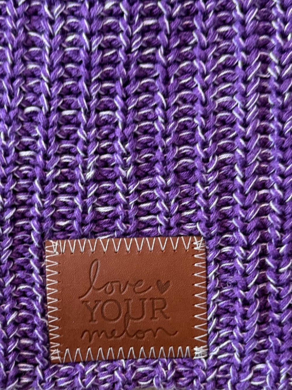 Love Your Melon Purple Beanie - Picture 5 of 5
